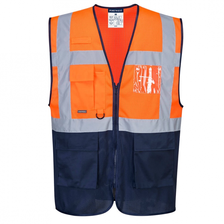 Portwest C377  Hi-Vis Two Tone MeshAir Executive Vest